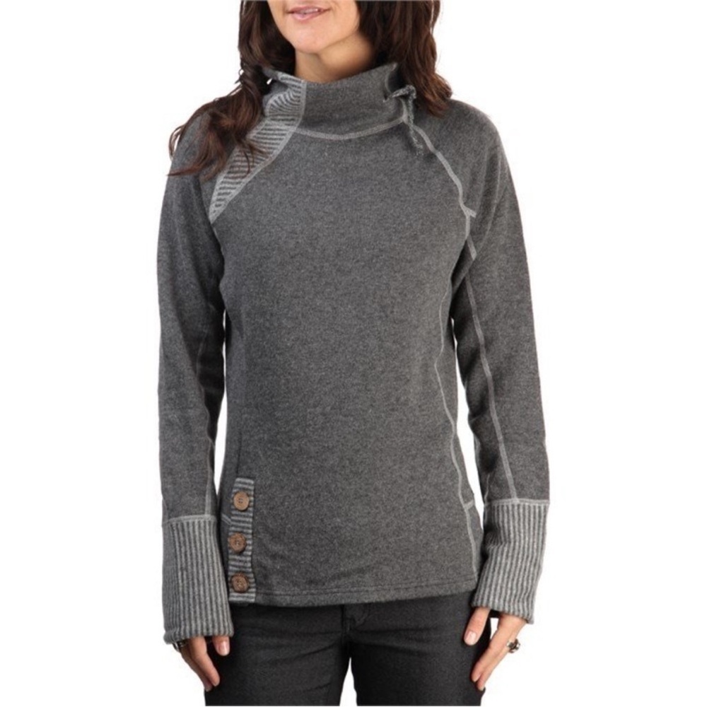 Prana Lucia Sweater in grey color